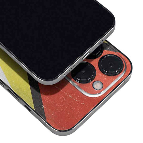 Guyana Flag Distressed iPhone 14 Pro Skin